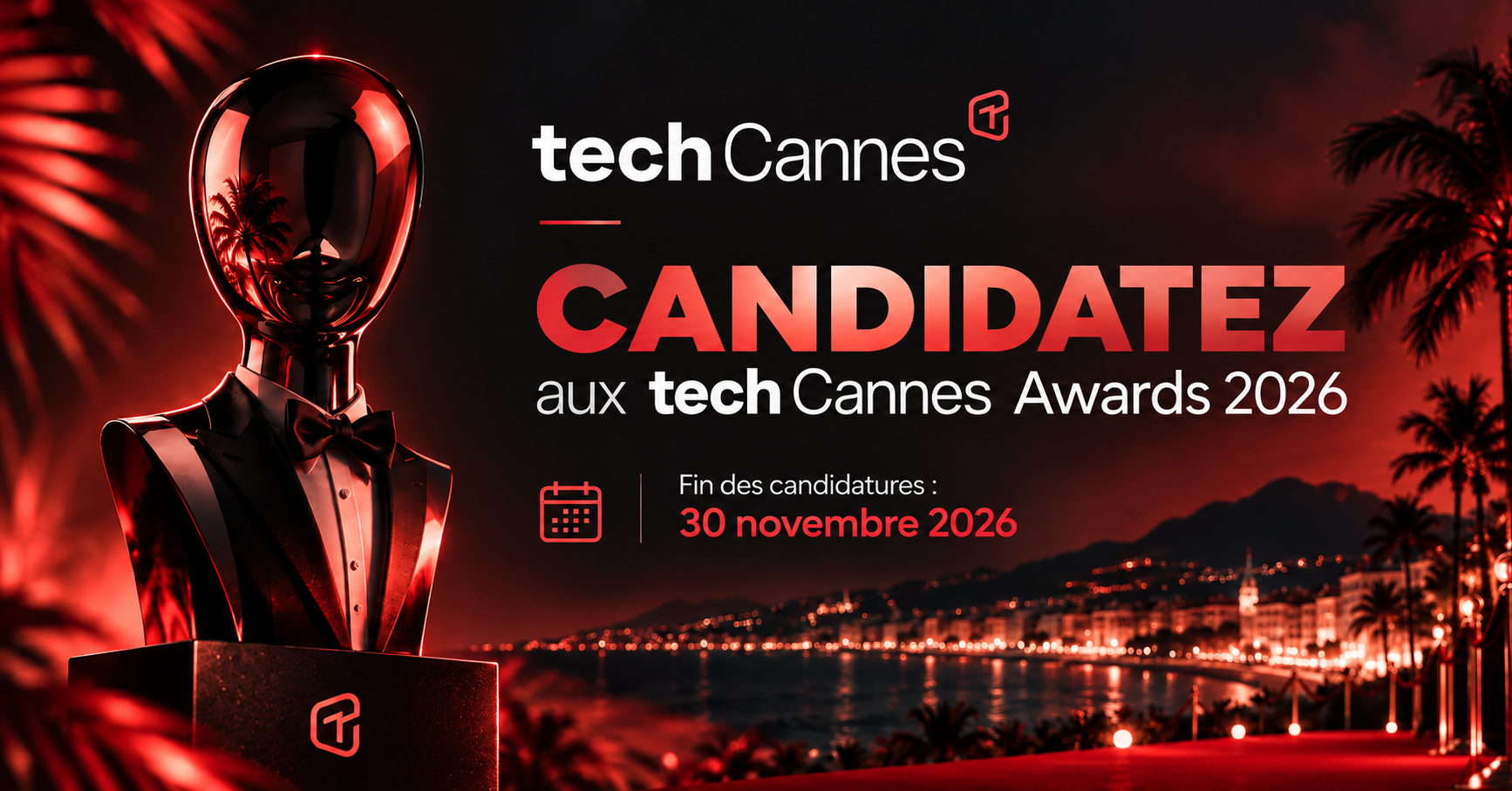 Candidatez aux techCannes Awards 2026